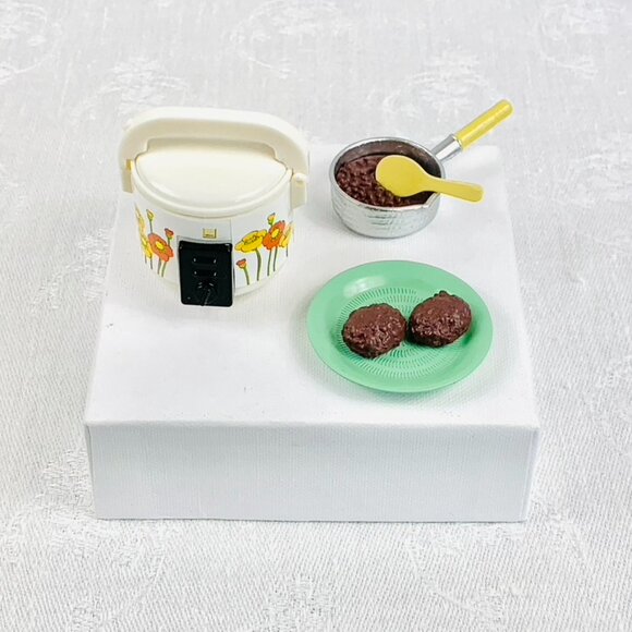 Re-Ment 2015 Grandpa Bachanchi Miniatures: Electric Rice Cooker (Box #8) - Picture 5 of 11